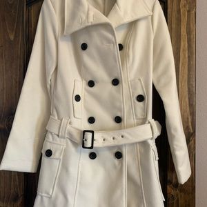A. Byer White Pea Coat